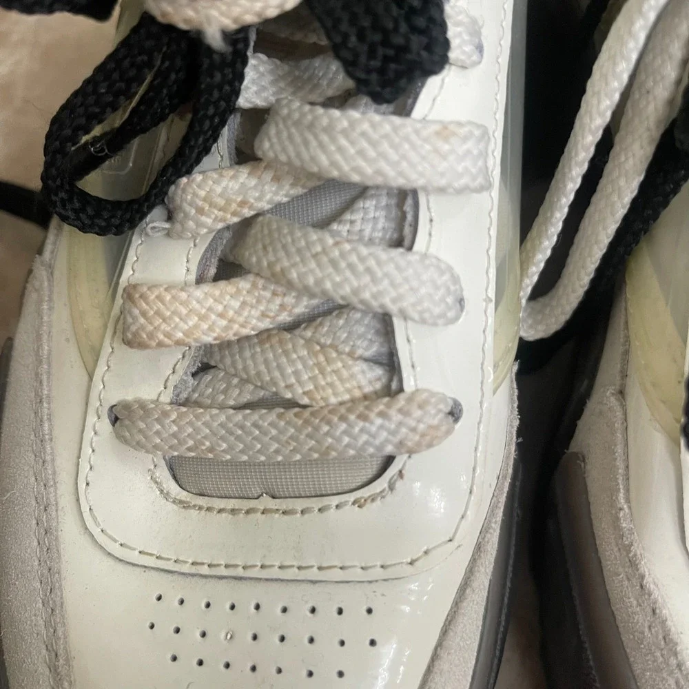 Reebok Club C Cardi B‎ Chalk White Black Birthday kids 4.5 sneakers tennis shoes